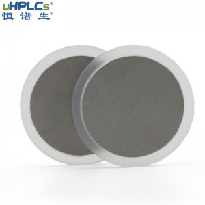 恒譜生HPLC在線過(guò)濾器PCTFE不銹鋼篩板液相色譜濾膜，OD22.4*ID19.0*H1.6